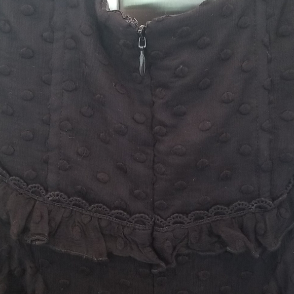 💕FREE PEOPLE X SPELL GYPSY💕 Mira Bustier RaRa Dress Black Large L NWT - Picture 14 of 14